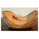 Handcrafted Bowl Pecan Wood