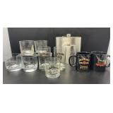 Jack Daniels Mugs, Glass and Flask