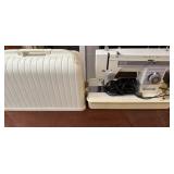 White Deluxe Zig Zag Sewing Machine