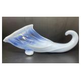 Swirl Art Glass Cornucopia