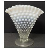 Opalescent Hobnail Tulip Vase by Fenton