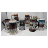 Budweiser Collectable Holiday Steins B