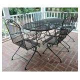 Metal Patio Table and Chairs