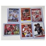 Six Patrick Mahomes Football Rookie Cards