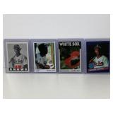 Four Michael Jordan Rookie Baseball Cards