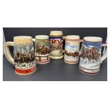 Budweiser Clydesdales Stein Collection