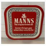 Manns Brown Ale Metal Sign