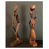 Carved Wood Tribal Statuettes