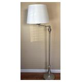 Silver Tone Floor Lamp