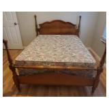 Early American Maple Wood Bed