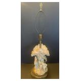 Figural Porcelain Lamp