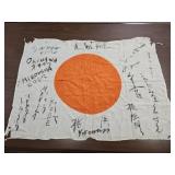 Authentic WWII Japanese Silk Flag