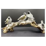 Regency Winter Birds on Frosted Branch