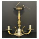 Gold Tone Light Fixture