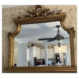 Gold Tone Ornate Mirror