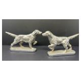 Pair of Metal Dog Doorstops