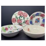 Hand Painted Fruit Bowls