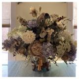 Faux Hydrangea Floral Arrangement