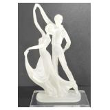 MCM DANCING COUPLE LUCITE FIGURINE BY W. ANINA
