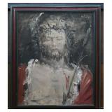 ABSTRACT PORTRAIT OF JESUS CHRIST-CROWN OF THORNS