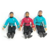 1974 STAR TREK FIGURINES-McCOY, SCOTTY & SPOCK