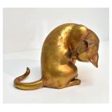 ANTHONY FREEMAN MCFARLIN USA GOLD LEAF CAT FIGURE