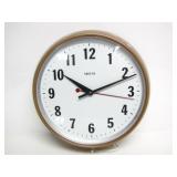 LARGE INDUSTRIAL METAL SMITHS ELECTRIC WALL CLOCK