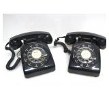 2 VINTAGE NORTHERN ELECTRIC ROTARY TELEPHONES