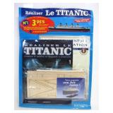 VINTAGE WOOD TITANIC MODEL NEW IN ORIGINAL PACKAGE