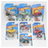 7 HOT WHEELS TOONED SERIES CARS