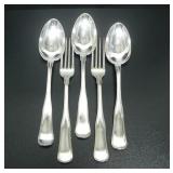 5PC 826 DENMARK SILVER 20THC FORKS & SPOONS 280g