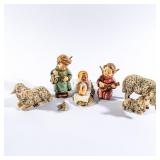 GOEBEL HUMMEL NATIVITY BABY JESUS SHEEP FIGURINES