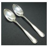 (2) 826 DENMARK SILVER 20THC SPOONS 50g