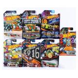 HOT WHEELS 7 COLLECTIBLE CARBONATOR NEW YEARS CARS