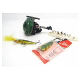 JOHNSON CITATION FISHING REEL W/ ASSTD. LURES