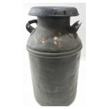 25" HEAVY STEEL MILK CAN