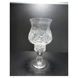 CUT GLASS TEALIGHT CANDLE HOLDER, REMOVEABLE SHADE