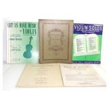 5 VIOLIN BOOKS