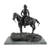 Frederic Remington "Vigil" Bronze Statue