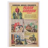 RARE 1951 FLASH GORDON COMIC BOOK PROMO