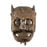 ANTIQUE CHINESE CARVED WOOD MASK