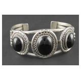 STERLING NATIVE AMERICAN CUFF BRACELET