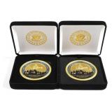 UKRAINE SNAKE ISLAND WHITE HOUSE MEDALLIONS