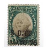 US STAMPS: RB5a, PROPRIETARY, CV $175