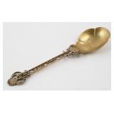 c1900 Art Nouveau SHIEBLER Sterling 11" Spoon