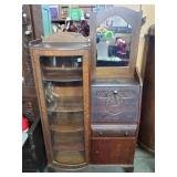 Antique Victorian Side by Side Cabinet