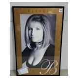 Barbara Streisand Poster w/ Concert Tickets in