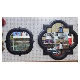 Lot of 2 Modern Wall Mirrors