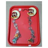 (2) Disney Mickey & Mini Wind Chimes