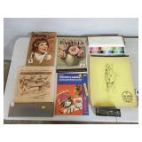 Lot of Drafting, Pen Chalk Drawing Books,